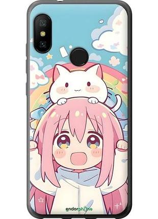 Чехол на xiaomi mi a2 lite девочка аниме радуга сяоми ми а2 лайт