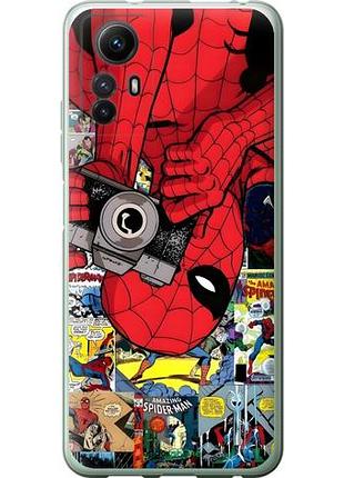 Чехол на xiaomi redmi note 12s человек паук, spiderman 2 сяоми редми ноут 12с 2