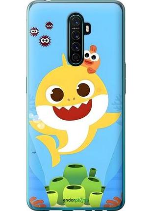 Чехол на oppo reno ace бейби шарк оппо рено аce