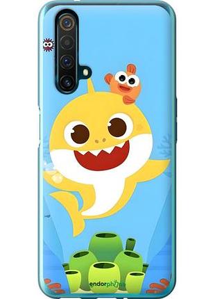 Чехол на realme x50 бейби шарк риалми х50