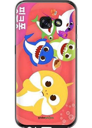 Чехол на samsung galaxy a3 (2017) бейби шаркс самсунг а3 (2017)