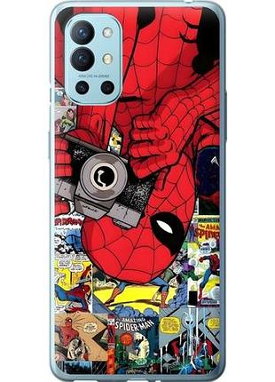 Чехол на oneplus 9r человек паук, spiderman 2 1+ 9р 2