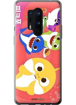 Чехол на oneplus 8 pro бейби шаркс 1+ 8 про