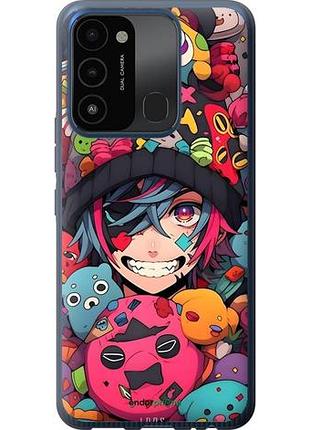 Чехол на tecno spark 8c kg5k аниме парень