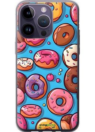 Чехол на iphone 14 pro max пончики айфон 14 про макс
