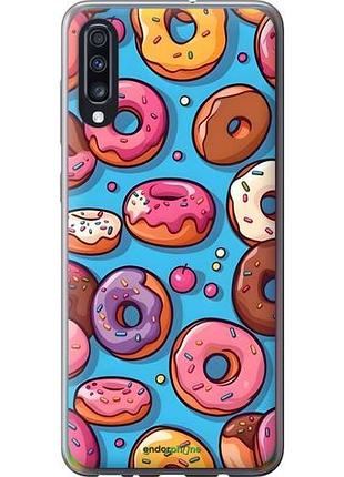 Чехол на samsung galaxy a70 2019 a705f пончики самсунг а70 2019 а705ф