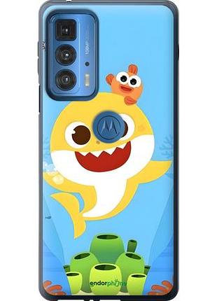Чохол на motorola edge 20 pro бейбі шарк