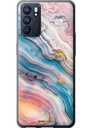Чехол на oppo reno6 5g мрамор красивый оппо рено6 5г
