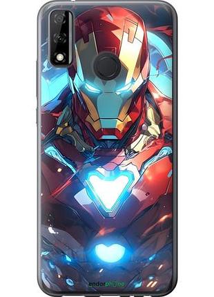Чехол на huawei p smart 2020 железный человек хуавей п смарт 2020