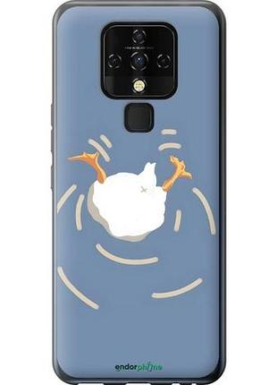 Чехол на tecno camon 16 se ce7j смешная утка, гусь текно камон 16 се се7j