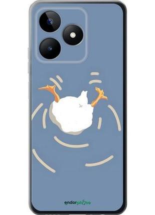 Чохол на realme c51 гусак пірнає