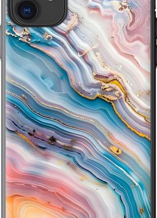 Чехол на iphone 11 мрамор красивый айфон 11