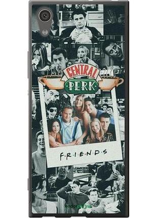 Чехол на sony xperia xa1 g3112 друзья friends сони эксперия ха1 г3112