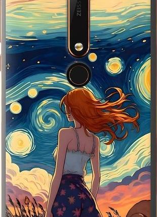Чохол на nokia 6.1 дівчина арт