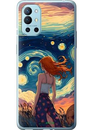 Чохол на oneplus 9r дівчина арт