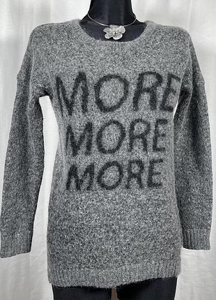 Шерстяной свитер guess more more more vintage 2000s y2k