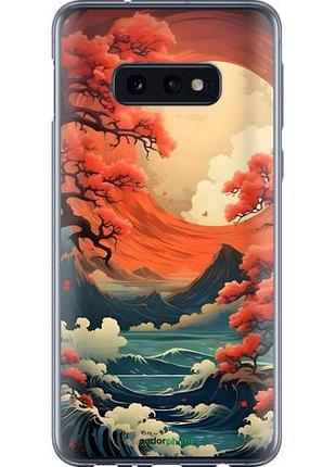 Чехол на samsung galaxy s10e природа японии самсунг с10e