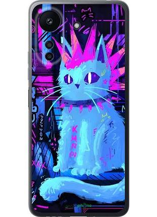 Чехол на xiaomi redmi 13c кот панк сяоми редми 13с