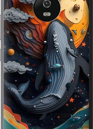 Чохол на motorola moto g5 кит у космосі