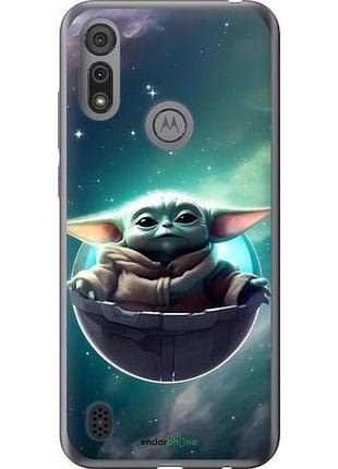 Чехол на motorola e6i малыш йода, грогу моторола е6и