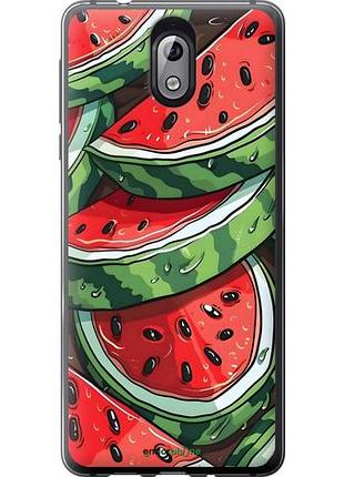 Чехол на nokia 3.1 арбуз нокиа 3.1
