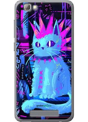 Чехол на zte a610 кот панк зте а610