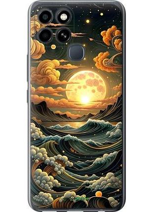 Чехол на infinix smart 6 арт волны инфикс смарт 6