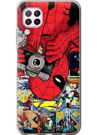 Чехол на huawei p40 lite человек паук, spiderman 2 хуавей п40 лайт 2