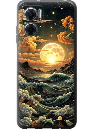 Чехол на xiaomi redmi note 11e арт волны сяоми редми ноут 11е
