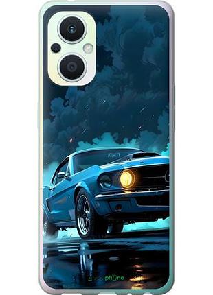 Чехол на oppo reno8 lite форд мустанг оппо рено8 лайт