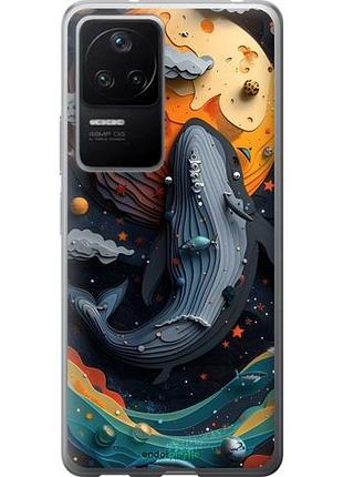 Чехол на xiaomi redmi k40s кит в космосе сяоми редми к40с