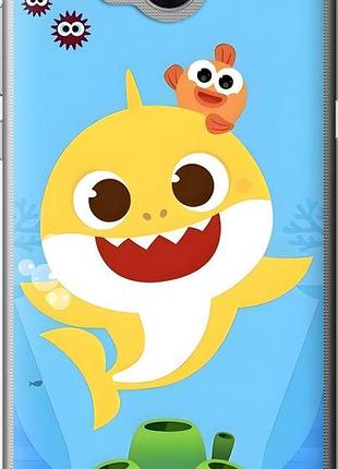 Чехол на huawei y5 2017 бейби шарк хуавей у5 2017