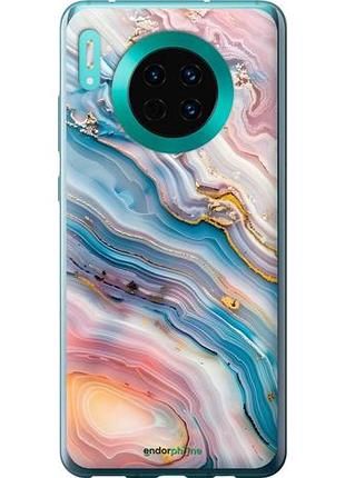 Чехол на huawei mate 30 мрамор красивый хуавей мейт 30