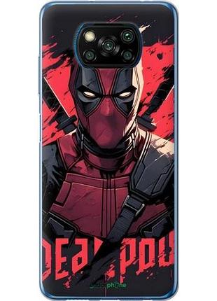 Чехол на xiaomi poco x3 дэдпул, deadpool сяоми поко х3