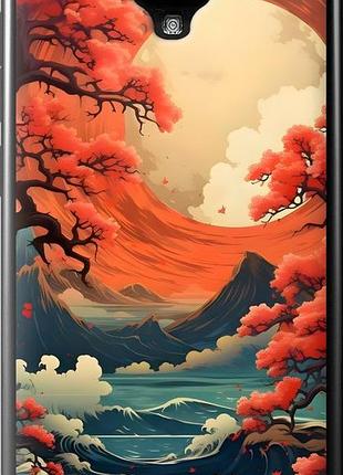 Чехол на lenovo a536 природа японии леново а536