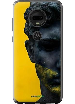 Чехол на motorola moto g7 статуя арт моторола мото г7