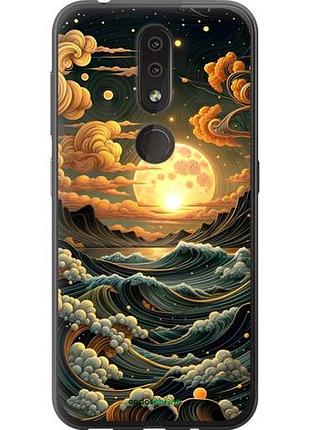 Чехол на nokia 4.2 арт волны нокиа 4.2