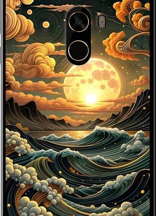 Чехол на xiaomi mi mix 2 арт волны сяоми ми микс 2