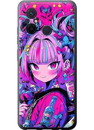 Чехол на xiaomi redmi 12c аниме милаха сяоми редми 12с