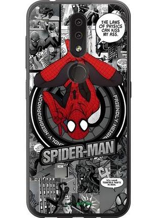Чехол на nokia 4.2 человек паук, spiderman нокиа 4.2