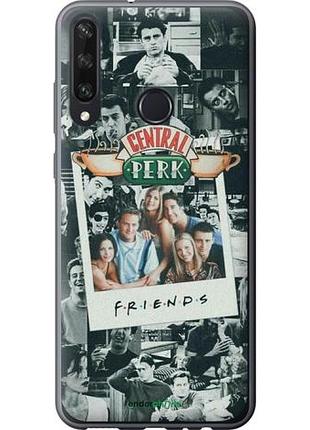 Чехол на huawei y6p друзья friends хуавей у6p