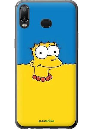 Чехол на samsung galaxy a6s мардж флаг украины самсунг а6с