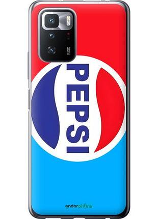 Чехол на xiaomi redmi note 10 pro 5g пепси сяоми редми ноут 10 про 5г