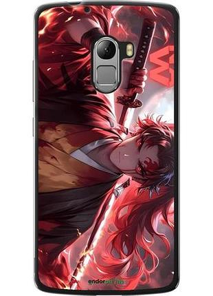 Чехол на lenovo a7010 аниме самурай леново а7010