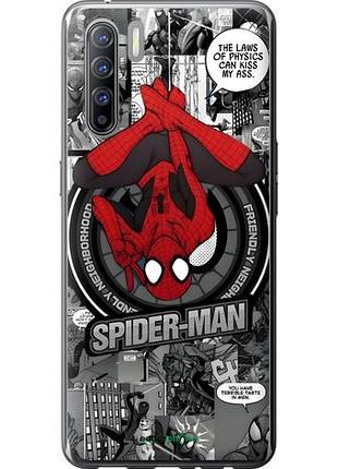 Чехол на oppo reno 3 человек паук, spiderman оппо рено 3