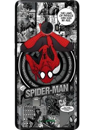 Чехол на xiaomi mi note 2 человек паук, spiderman сяоми ми ноут 2