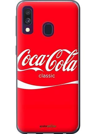 Чехол на samsung galaxy a40 2019 a405f кока кола