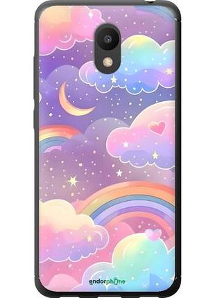 Чехол на meizu m6 облака и радуга мейзу м6