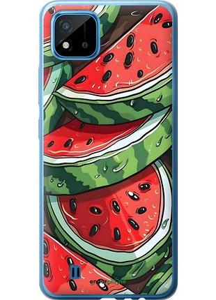 Чехол на realme c11 2021 арбуз риалми с11 2021