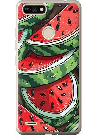 Чехол на tecno pop 2f b1f арбуз